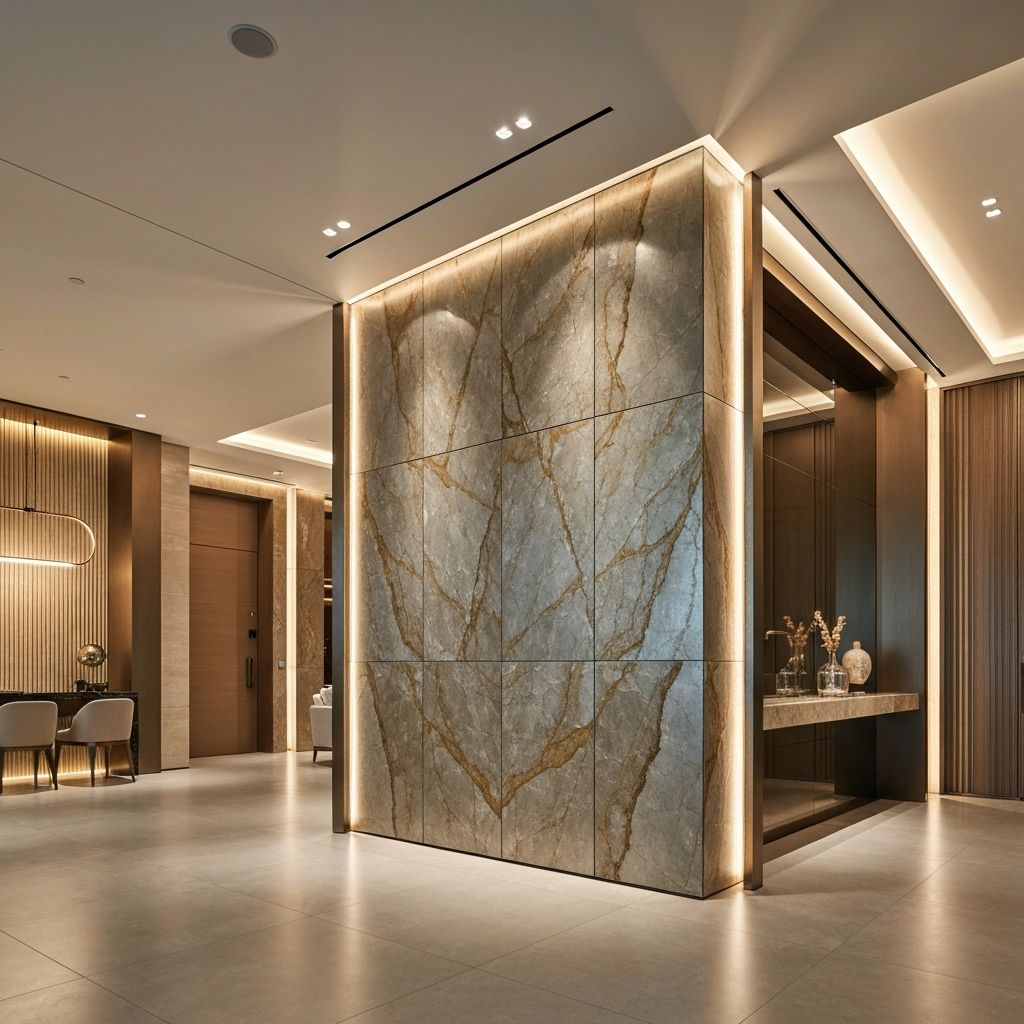 Contemporary textured wall painting